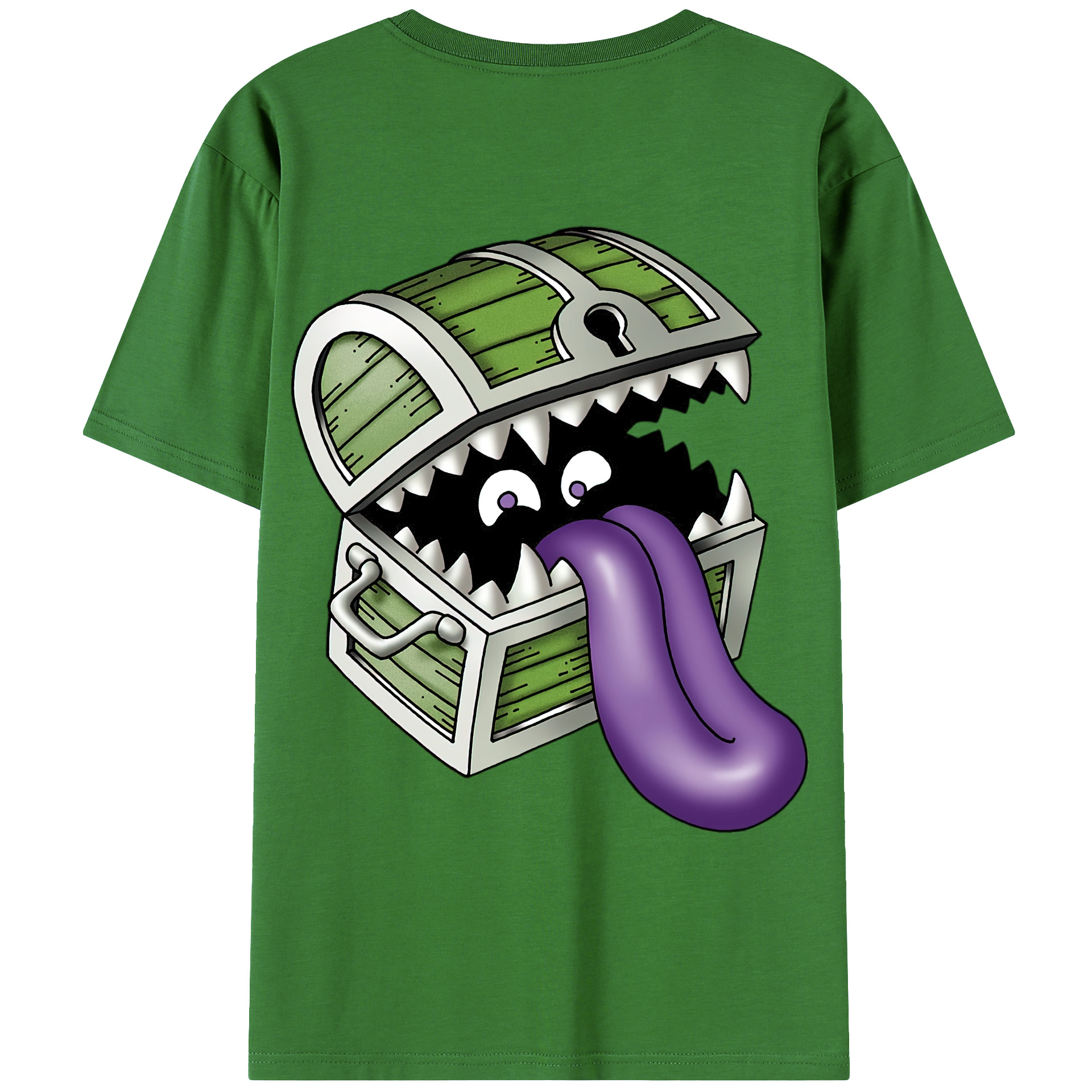 （画像用） ドラゴンクエスト Doragon Kuesuto Dragon Quest レディース半袖Tシャツ(バックプリント)